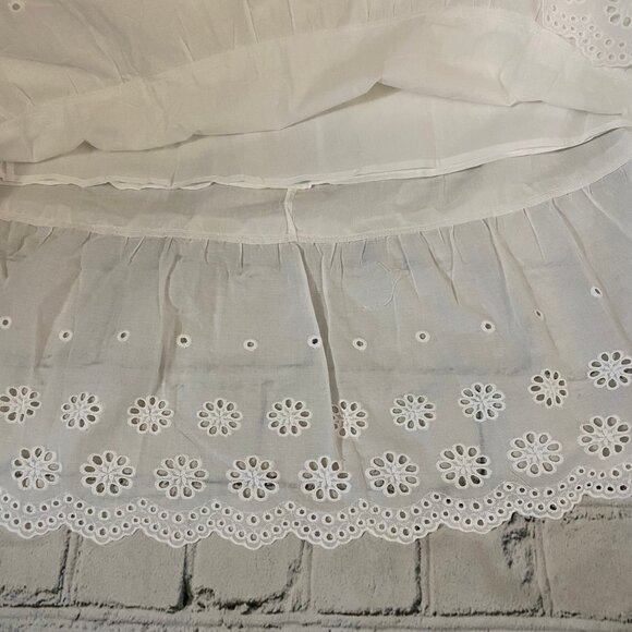 NEW HYFVE Tiered Eyelet Maxi Skirt L - Picture 6 of 16